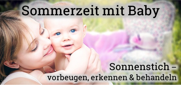 Sonnenstich beim Baby vorbeugen Bild: Sonnenstich beim Baby vorbeugen
